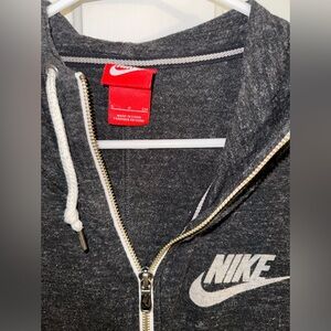 Dark grey zip up from Nike